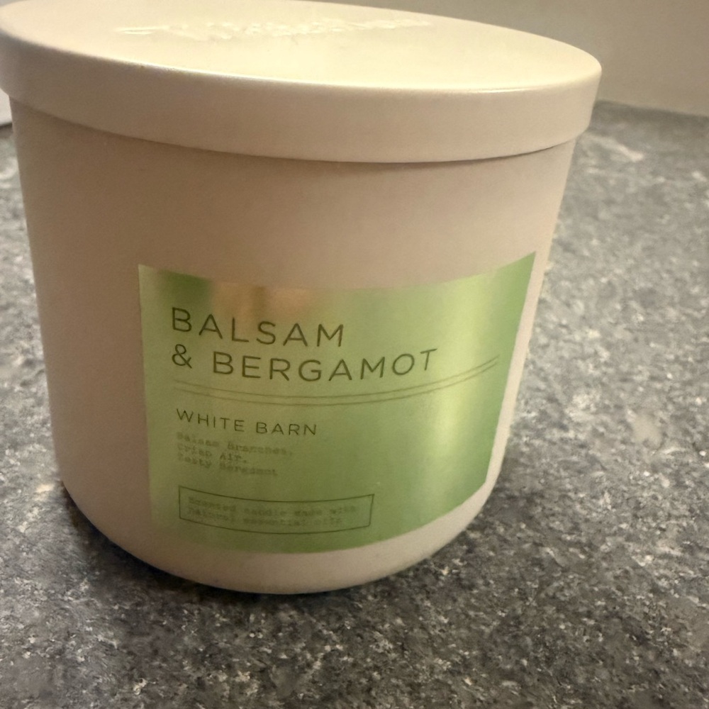Bath & Bodyworks candle “Balsam and Bergamot” 14.5 oz